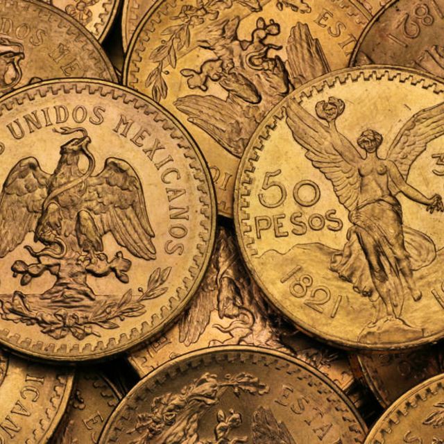Goldmünzen Mexiko Pesos