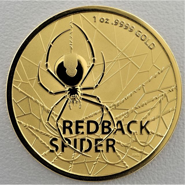 Goldmünze 1oz Australias Most Dangerous - 2020 Redback Spider