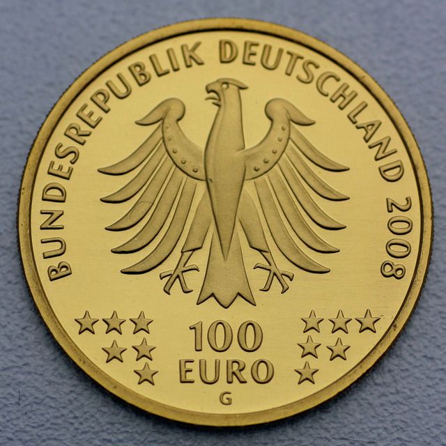 100 Euro Goldmünze BRD Goslar 2008