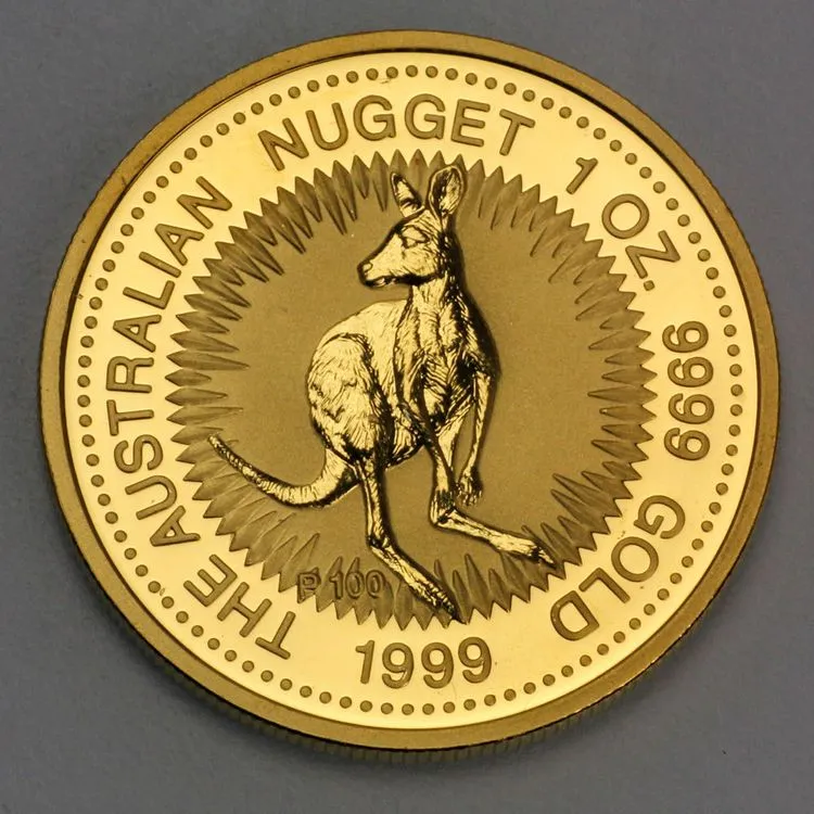 Australien Nugget / Känguru Goldmünze 1999