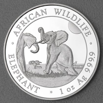 1oz Silbermünze Somalia Elefant 2024