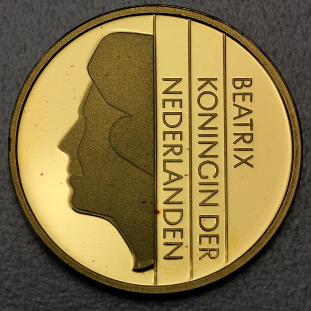 1 Gulden Goldmünze 2001 Niederlande