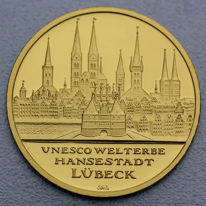 100 Euro Goldmünze "Lübeck" 2007