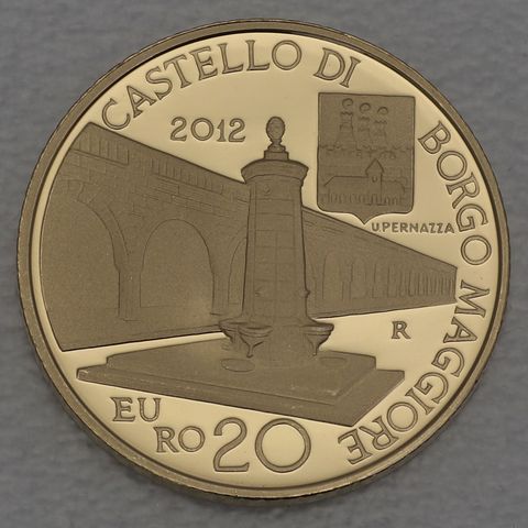20 Euro Goldmünze San Marino 2012 Castello di Borgo Maggiore