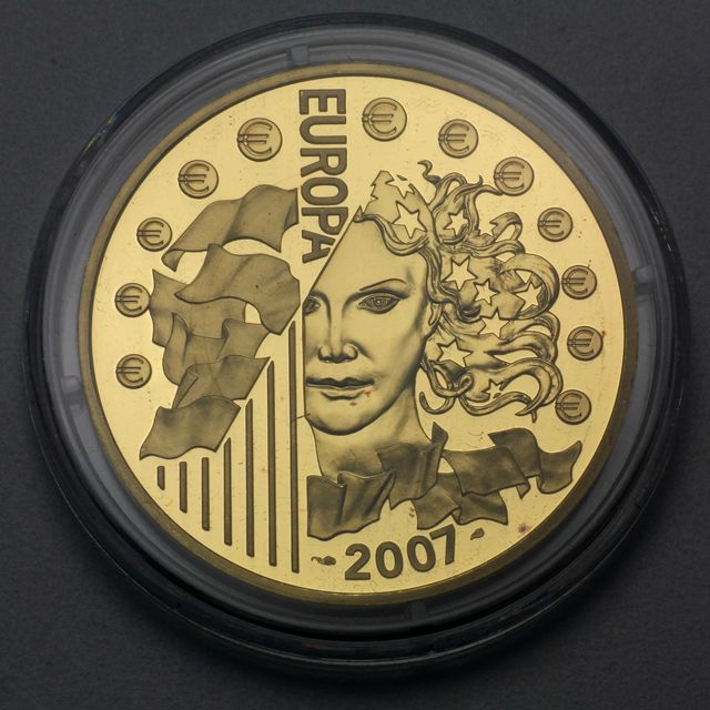 50 Euro Gold Gedenkmünzen Frankreich 2007 A380
