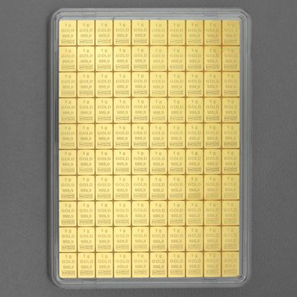 100g Gold CombiBar® Tafelbarren