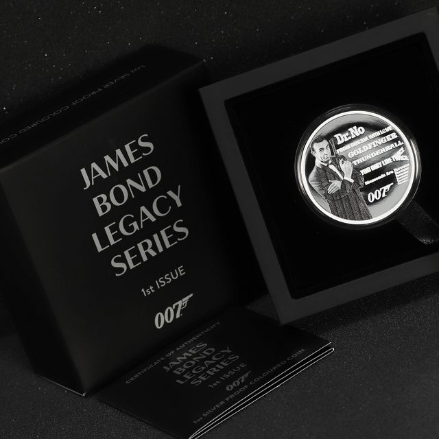 Silbermünze 1oz James Bond 2021 007 in Designverpackung