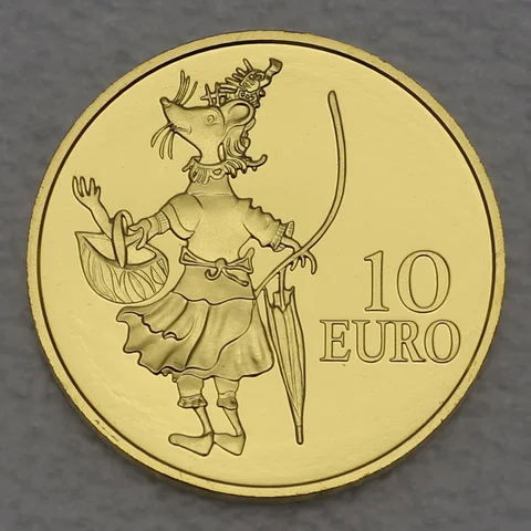 10 Euro Goldmünze Luxemburg 2016 Maus Ketti