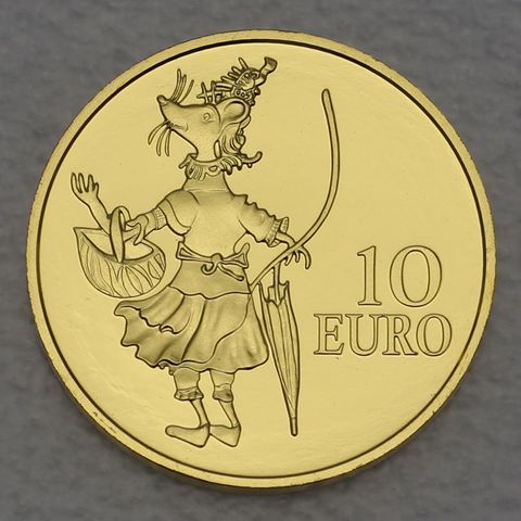 10 Euro Goldmünze Luxemburg 2016 Maus Ketti