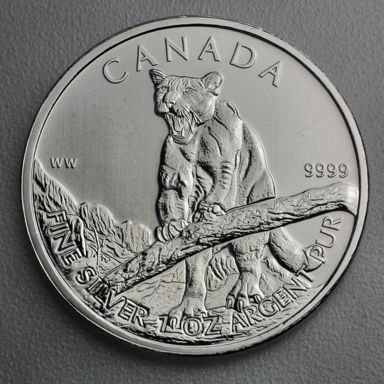 Wildlife Kanada 2012 Puma Silbermünze