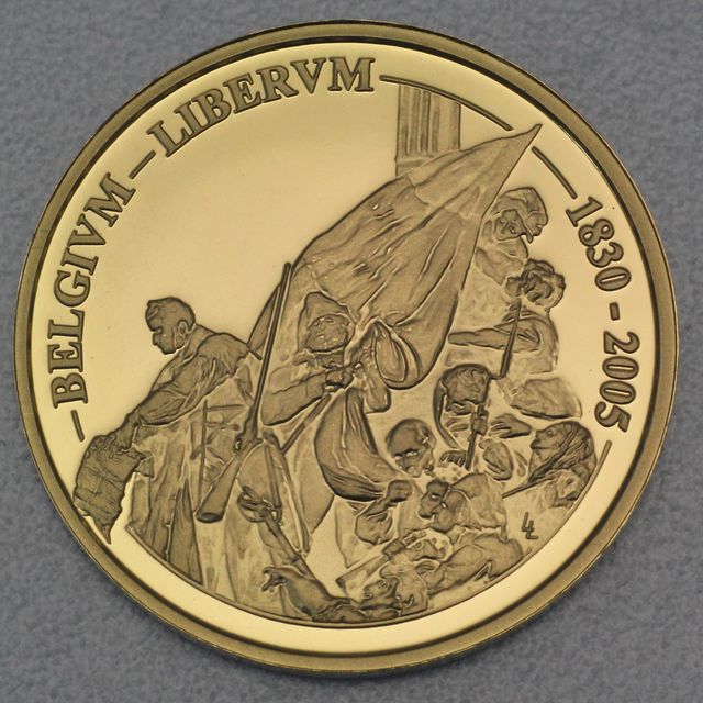 100 Euro Belgien Goldmünze 2005