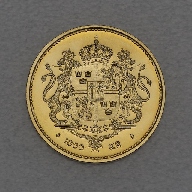 1000 Kronor 1993 Schweden - 50. Geburtstag von Königin Silvia