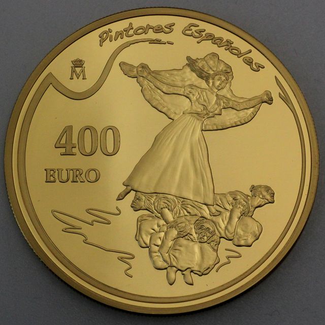 400 Euro Goldmünze Spanien 2010 - Francisco de Goya