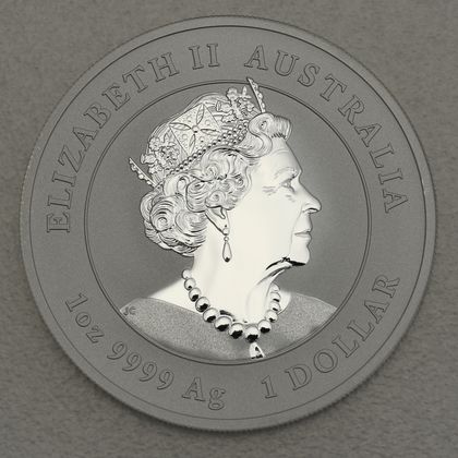 Lunar III, 1oz Silbermünze, Tiger, 2022