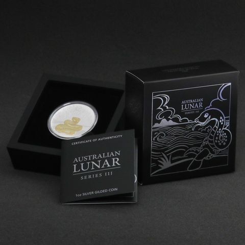 Lunar III, Silbermünze vergoldet