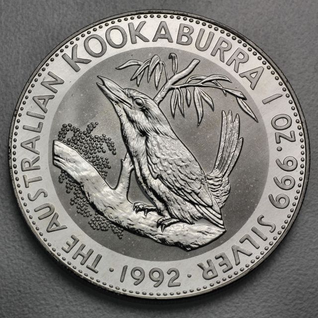 Kookaburra Silbermünze 1992