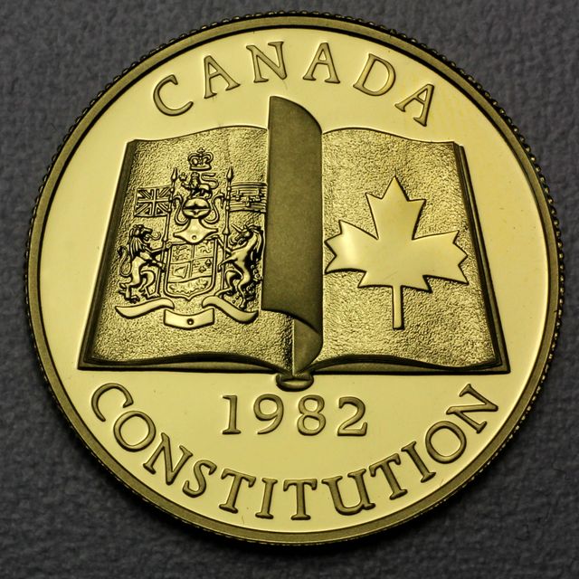 100 Dollar Goldmünze Kanada 1982 aus 22K Gold