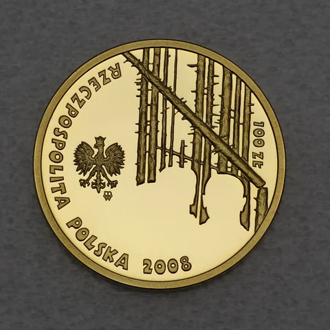 Goldmünze 100 Zloty Polen 2008 - Sibirische Verbannung