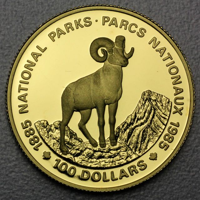 100 Dollar Goldmünze Kanada 1985 aus 22K Gold