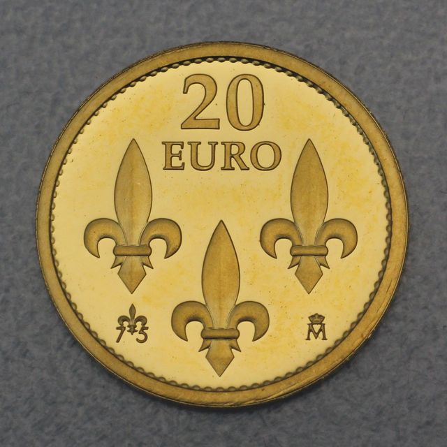 Goldmünze 20 Euro Spanien 2013 75. Geburtstag von König Juan Carlos I.