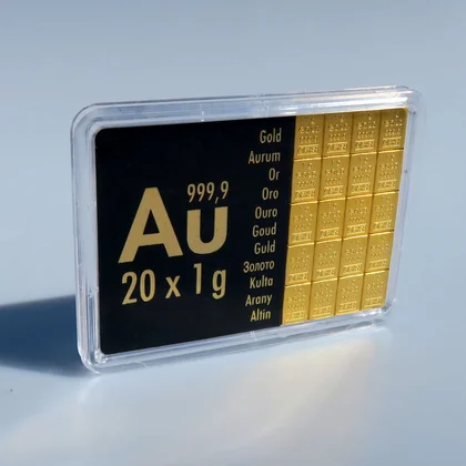 20 x 1g Gold CombiBar®