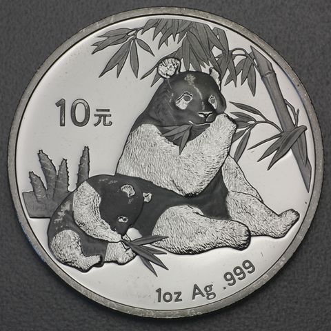 1oz Silbermünze Panda, 2007