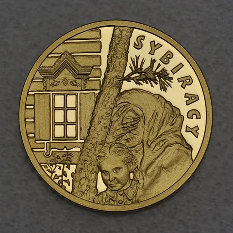 Goldmünze 100 Zloty Polen 2008 - Sibirische Verbannung