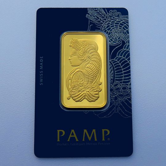 1oz Goldbarren PAMP