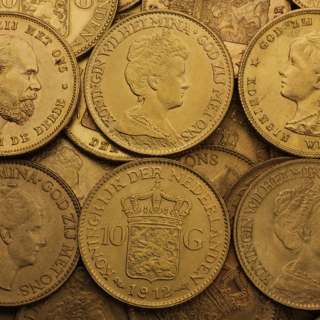 Niederländische Gulden Goldmünzen