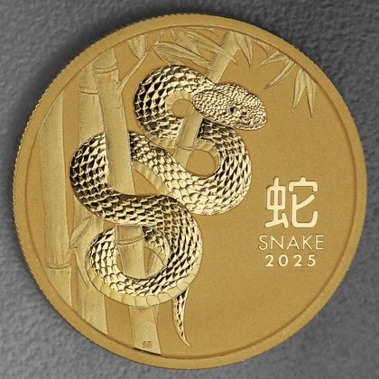 Lunar III, 1oz Goldmünze, Schlange, 2025