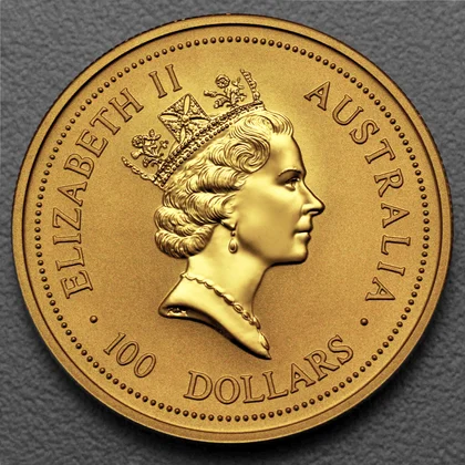 Lunar I, Kopfseite, 1oz Goldmünze 1996-1998