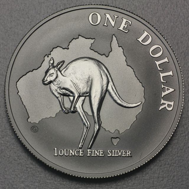 Känguru Silbermünze Australien 2000