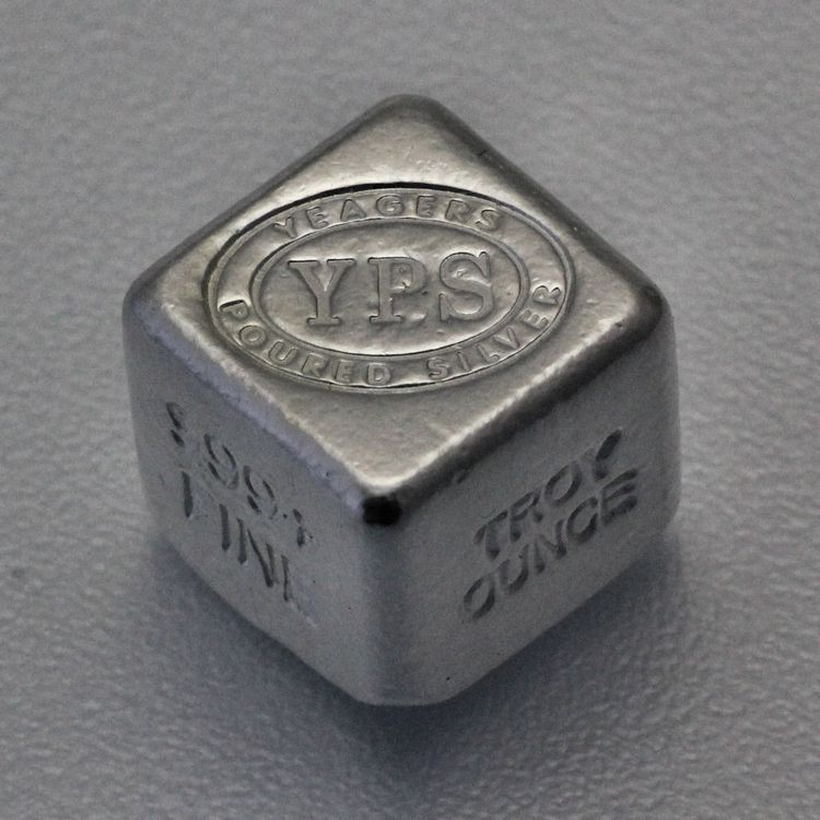 1oz Silberwürfel