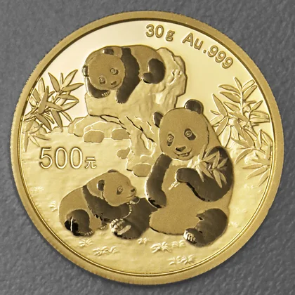 Goldmünze China Panda, 30g, 2025