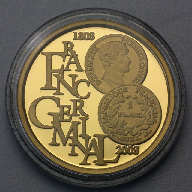 100 Euro Goldmünzen Belgien 2003