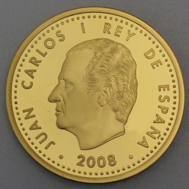 200 Euro Goldmünze Spanien 2008 - König Alfons X der Weise
