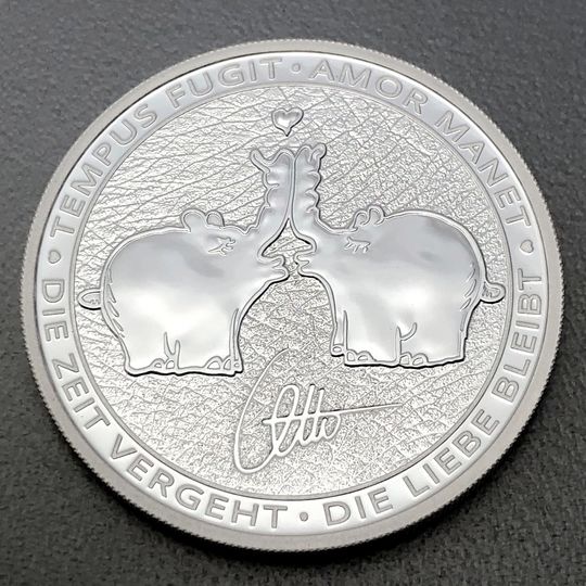 1oz Feinsilber Ottifantenmünze – Otto Waalkes