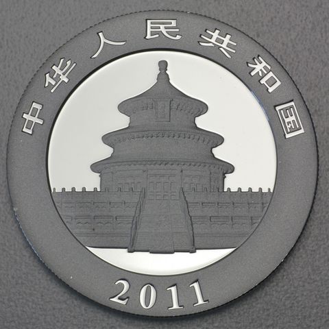 1oz Silbermünze Panda, 2011