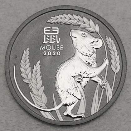 1oz Platinmünze Lunar III, 2020
