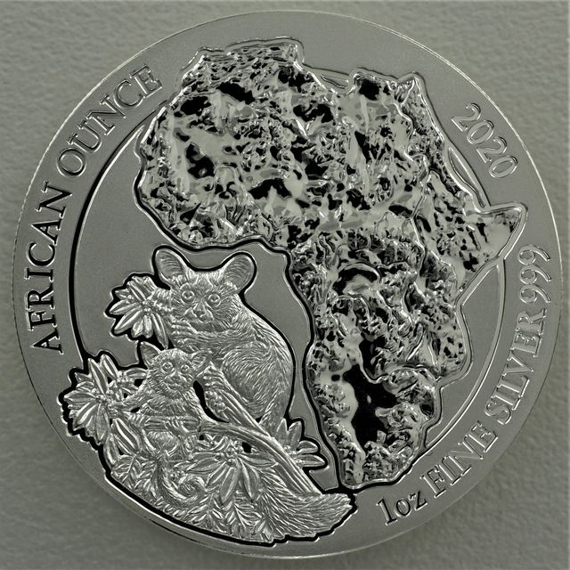 Silbermünze African Ounce 2020 - Bushbaby