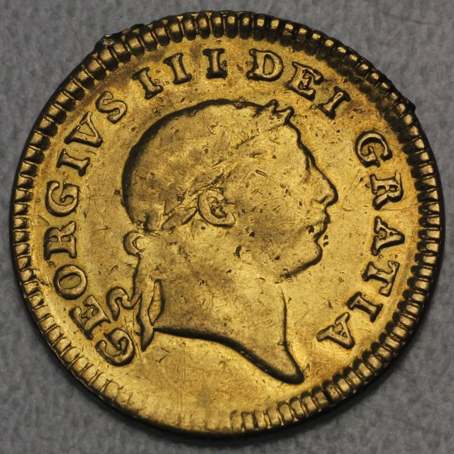 1/3 Guinea Goldmünze 1804 Georg III