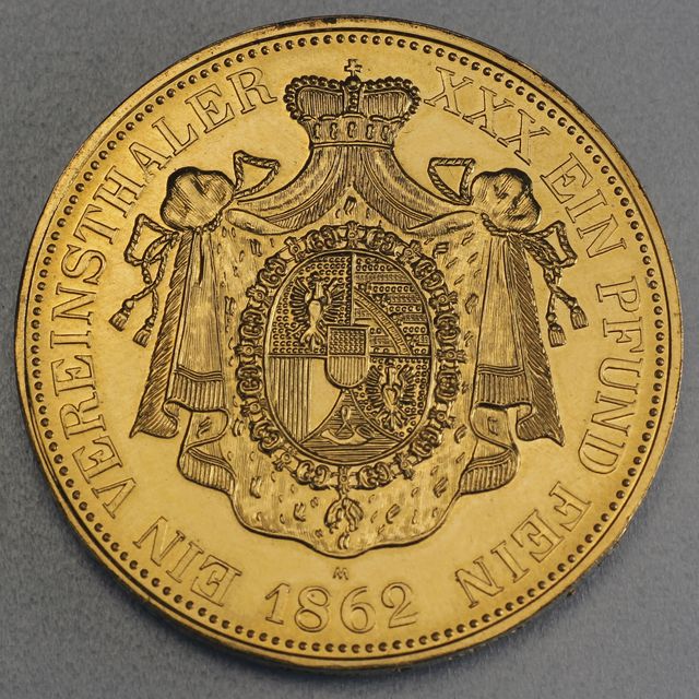 Johan II 1862 Liechtenstein Vereinstaler