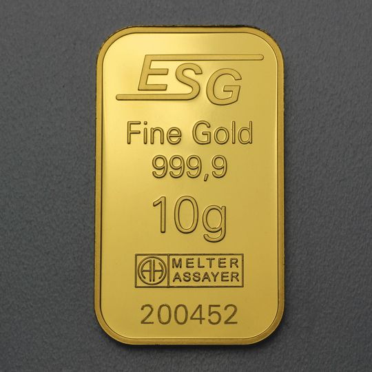 10g Fairtrade Goldbarren