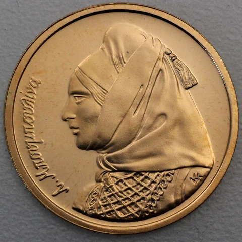 1 Drachmen Goldmünze Griechenland 2000
