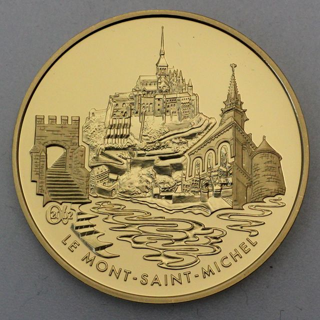 20 Euro Goldmünze Frankreich 2002 Mont Saint Michel