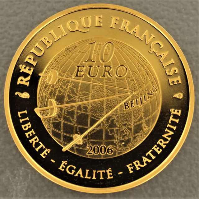 10 Euro Goldmünze 2006 Fechten