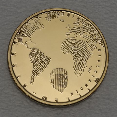 Goldmünze 10 Euro Niederlande 2014 Windmühle