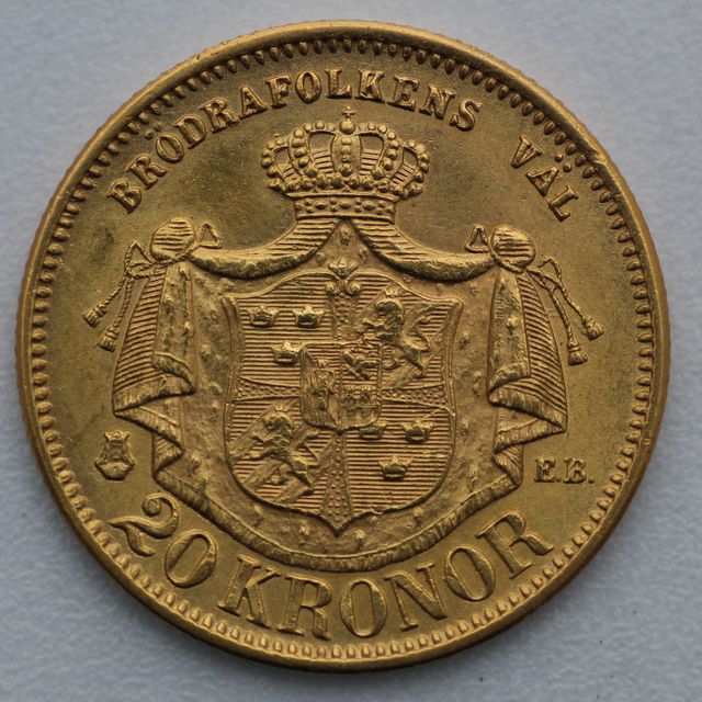 20 Kronor Goldmünze Schweden