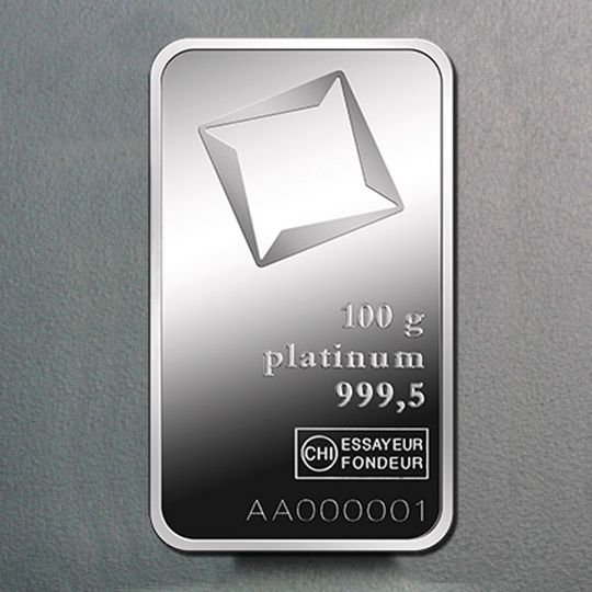 100g Platinbarren