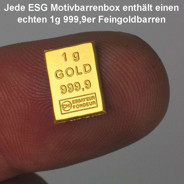 1g Goldbarren